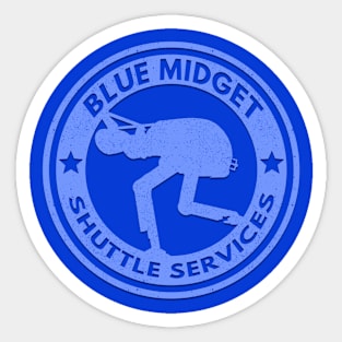 Blue Midget Sticker